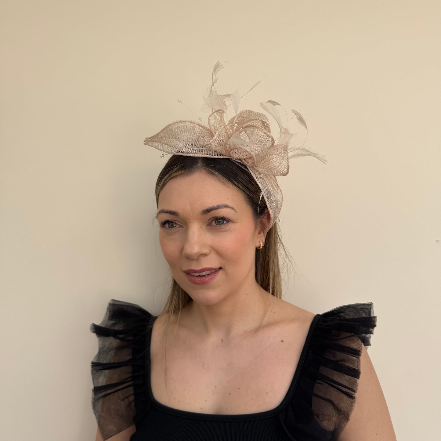 J Bees JB23/318 Champagne Fascinator