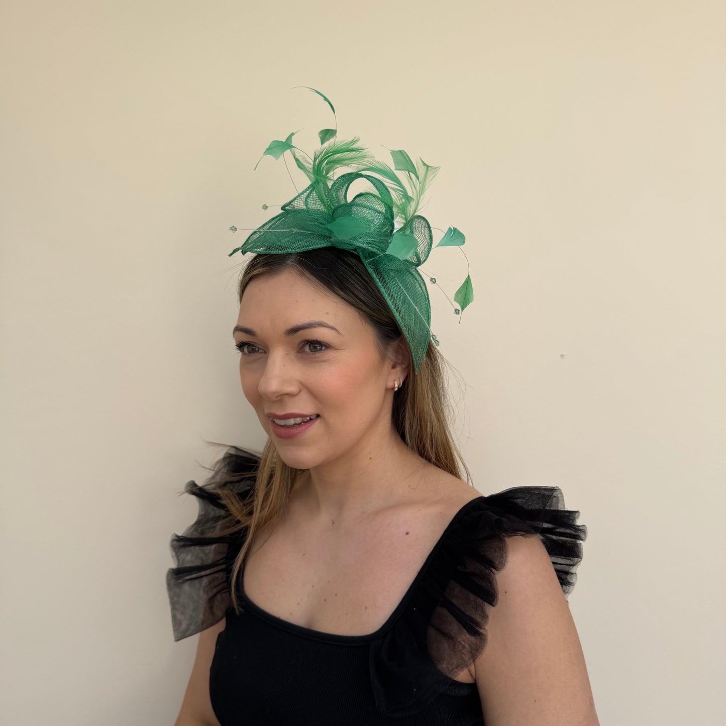J Bees JB23/318 Summer Green Fascinator