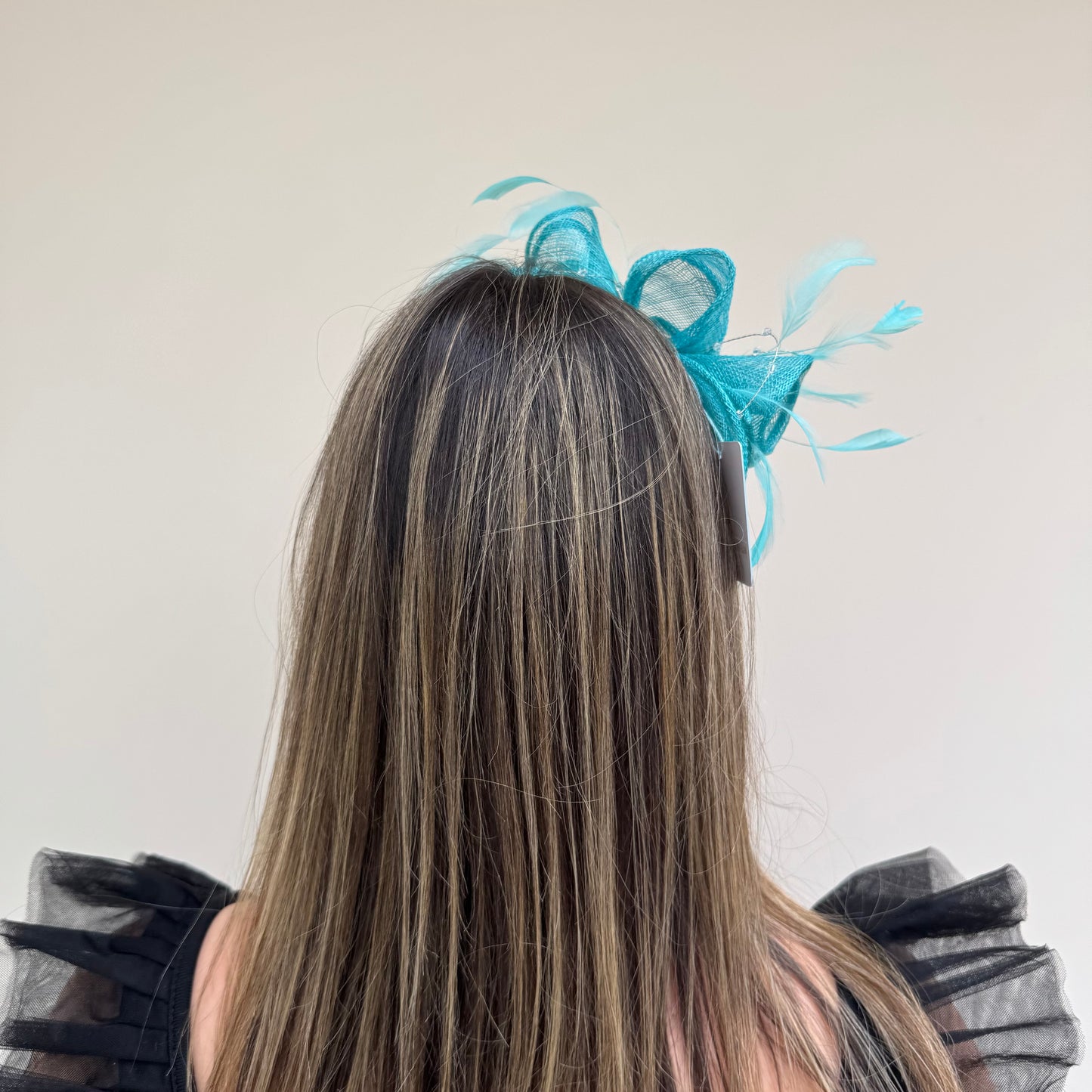 Max and Ellie CF1 Lagoon Blue Fascinator