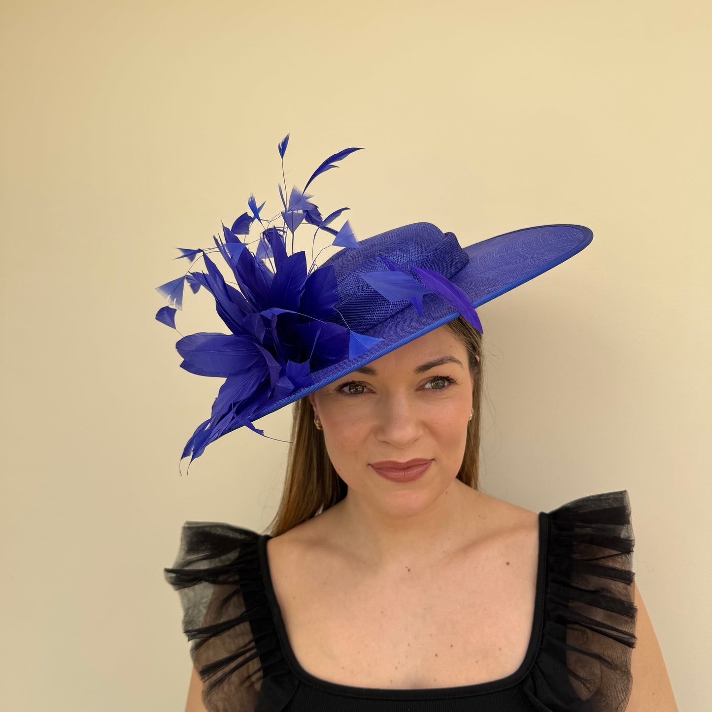 J Bees JB26/134 Cobalt Blue Boater Hatinator