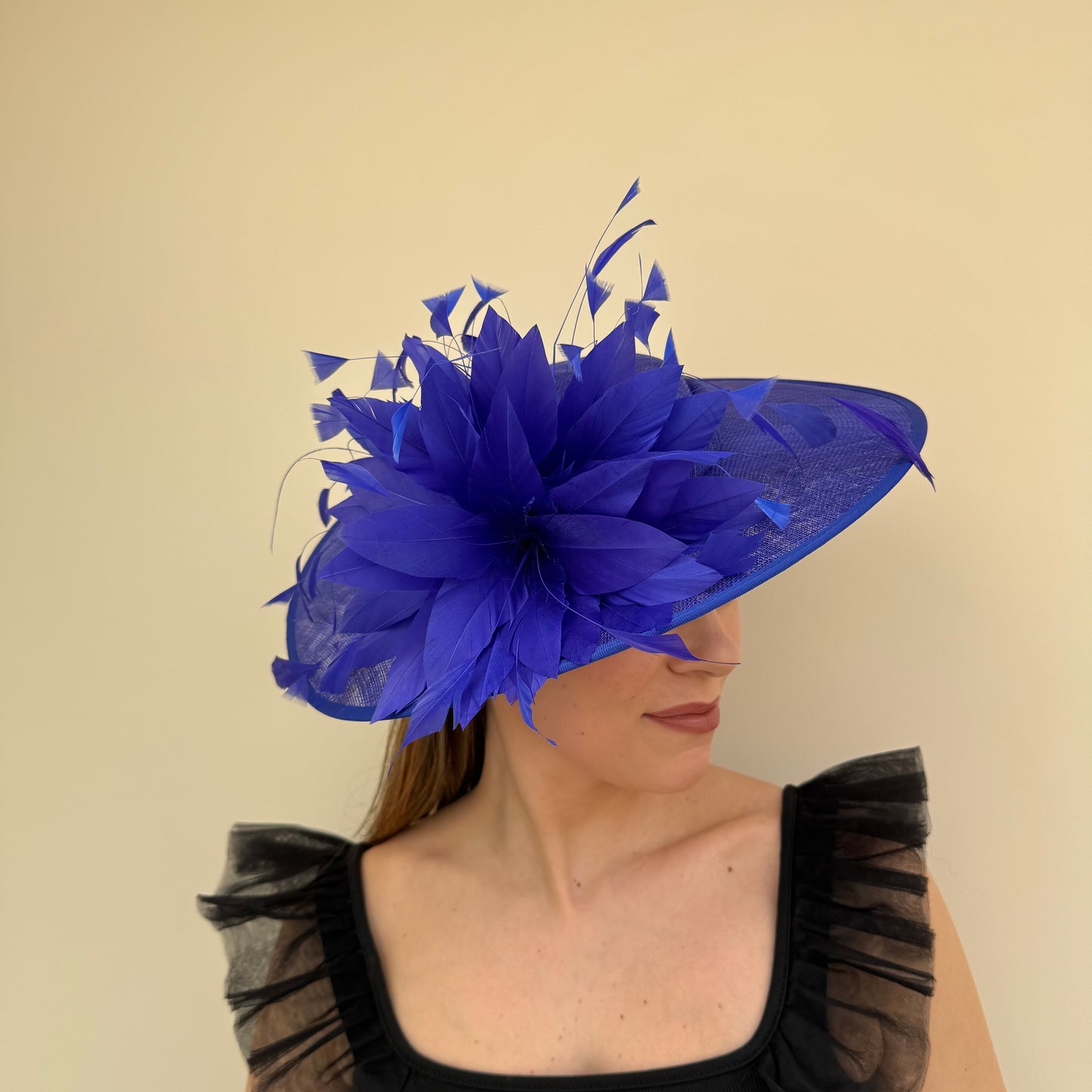 J Bees JB26/134 Cobalt Blue Boater Hatinator