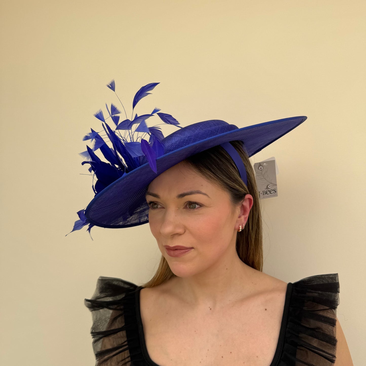 J Bees JB26/134 Cobalt Blue Boater Hatinator
