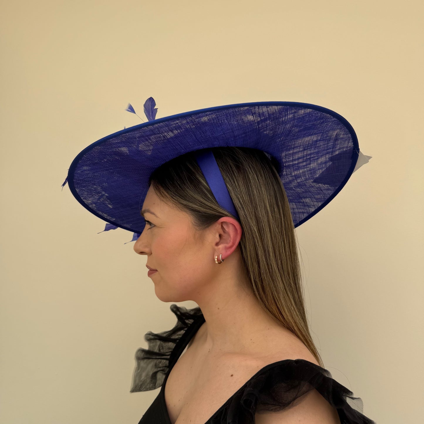 J Bees JB26/134 Cobalt Blue Boater Hatinator