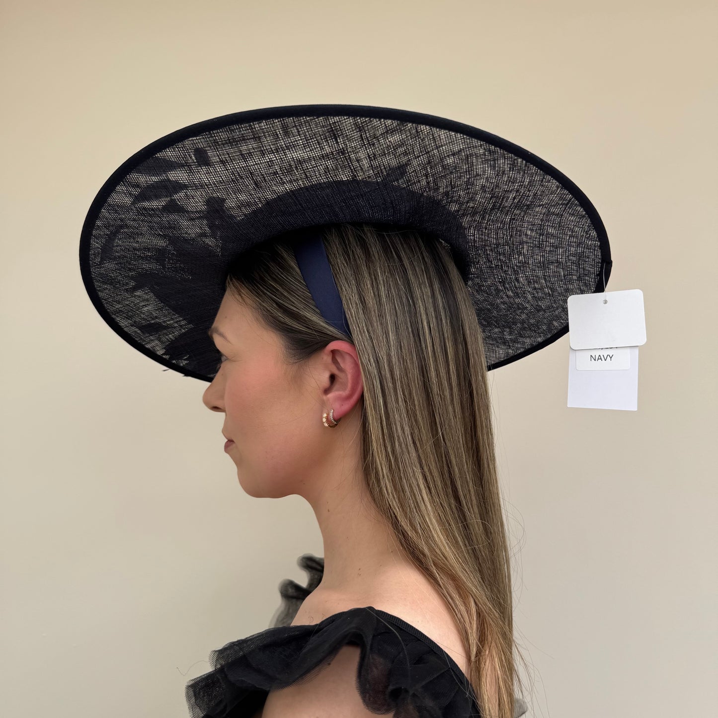 J Bees JB26/134 Navy Blue Boater Hatinator