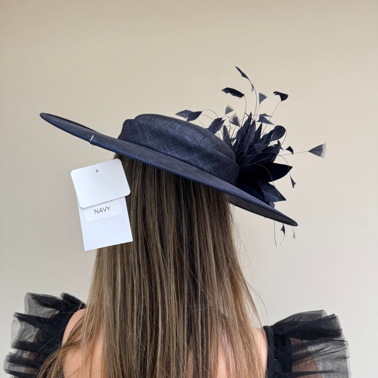 J Bees JB26/134 Navy Blue Boater Hatinator