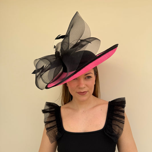 J Bees JB26/128 Hot Pink & Black Hatinator Hot Pink/Black