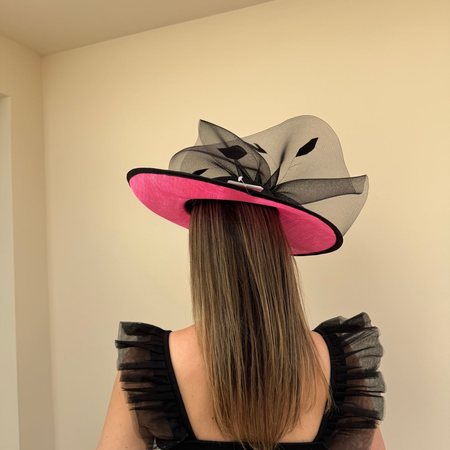 J Bees JB26/128 Hot Pink & Black Hatinator Hot Pink/Black