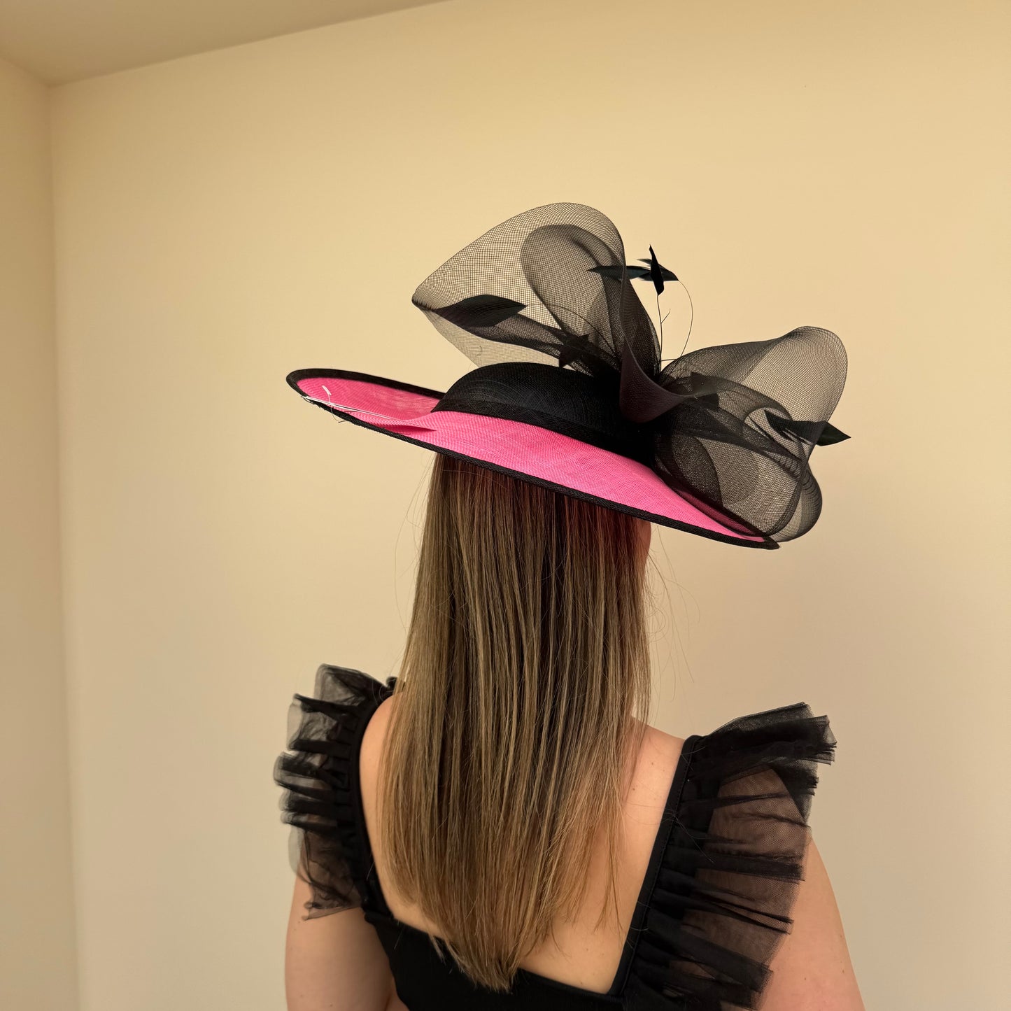 J Bees JB26/128 Hot Pink & Black Hatinator Hot Pink/Black