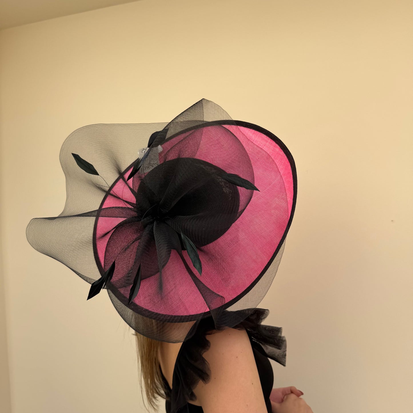J Bees JB26/128 Hot Pink & Black Hatinator Hot Pink/Black