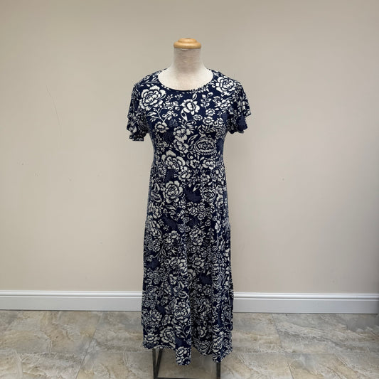 Paramour Navy Floral Tiered Dress