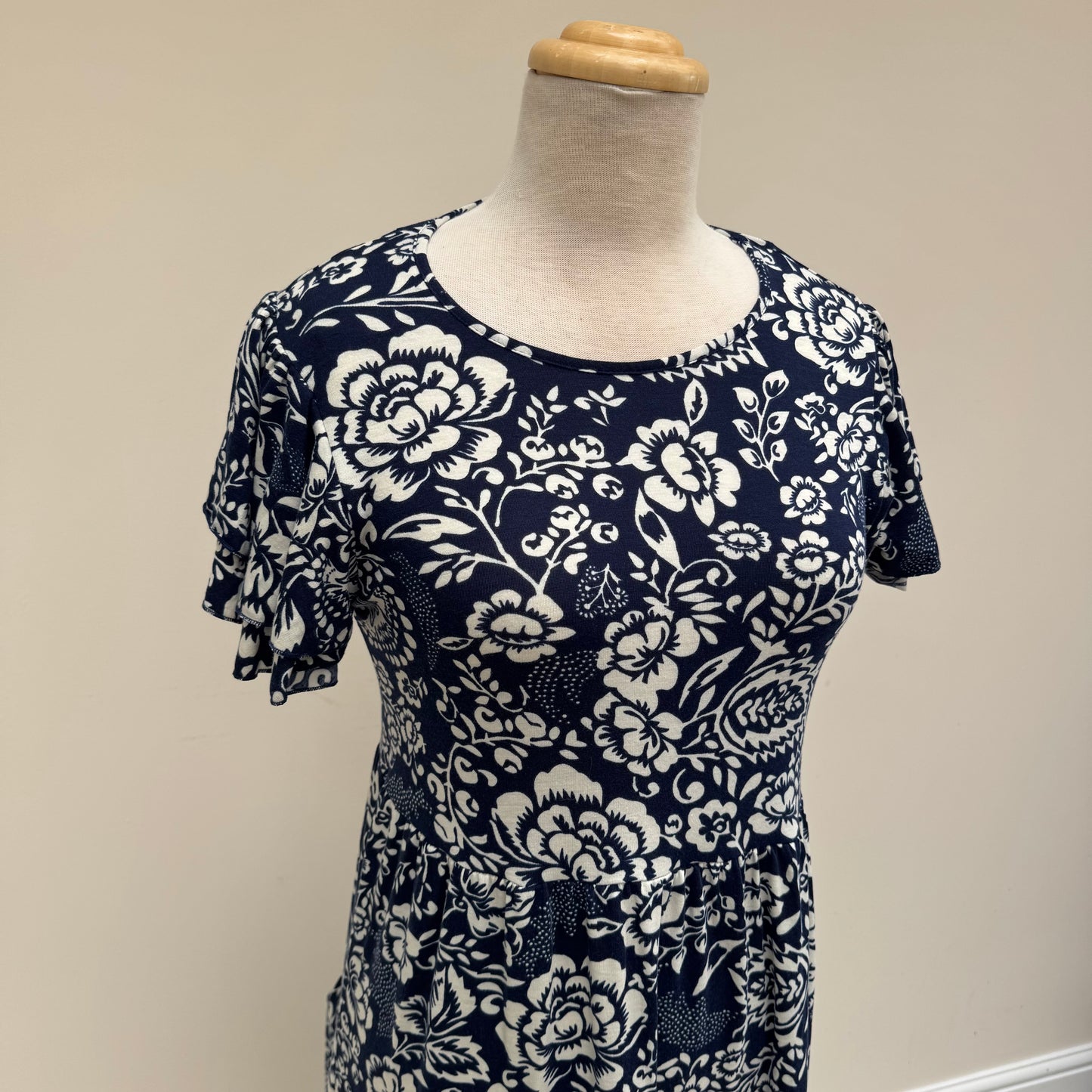 Paramour Navy Floral Tiered Dress