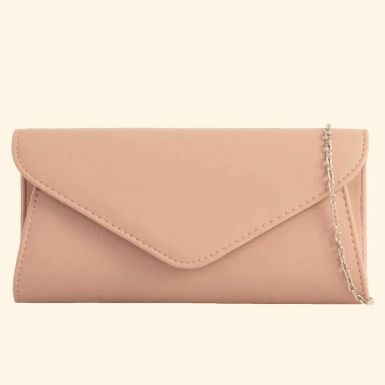 Koko Nude envelope clutch bag