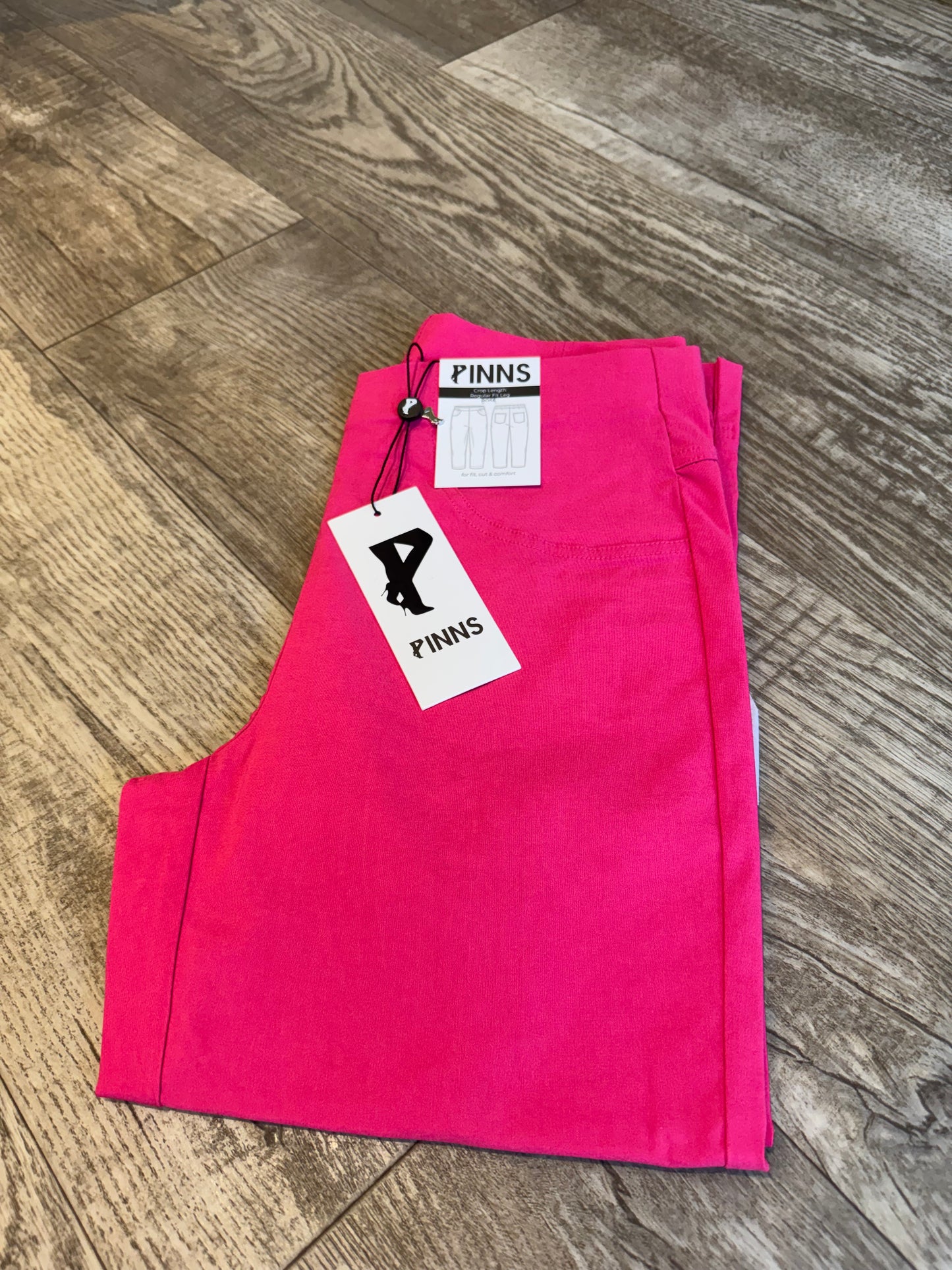 Pinns 226C Bengaline crop trouser with pockets