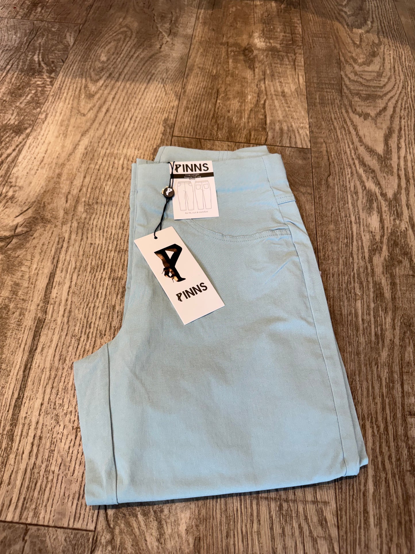 Pinns 226C Bengaline crop trouser with pockets