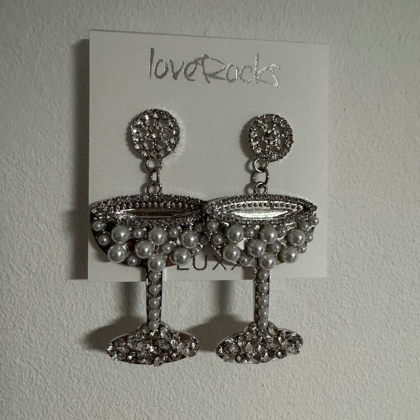 Love Rocks Champagne Drop Earring