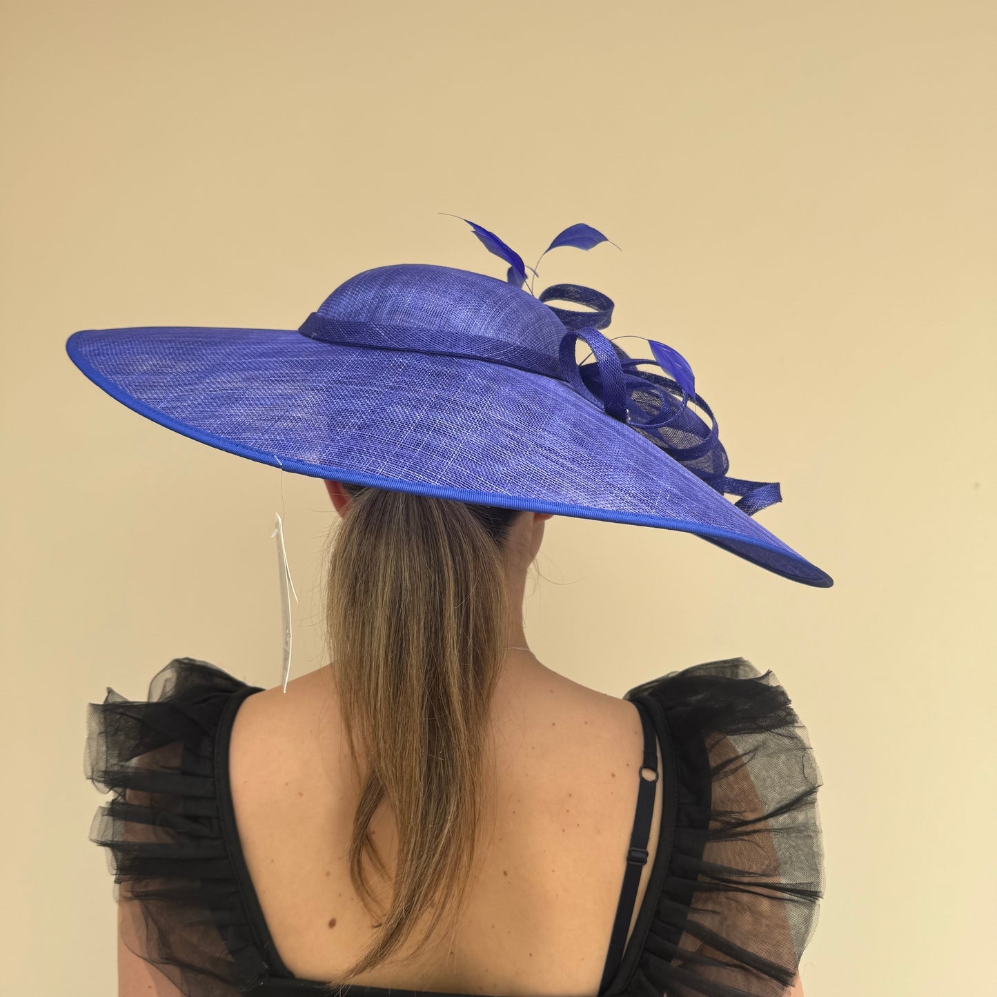 J Bees JB26/131 Cobalt Royal BlueHatinator with bead embellishment