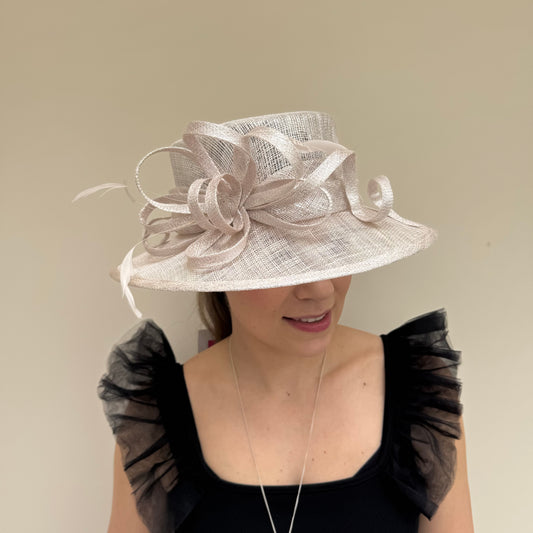 Boardmans Bridget Metallic Champagne Hat
