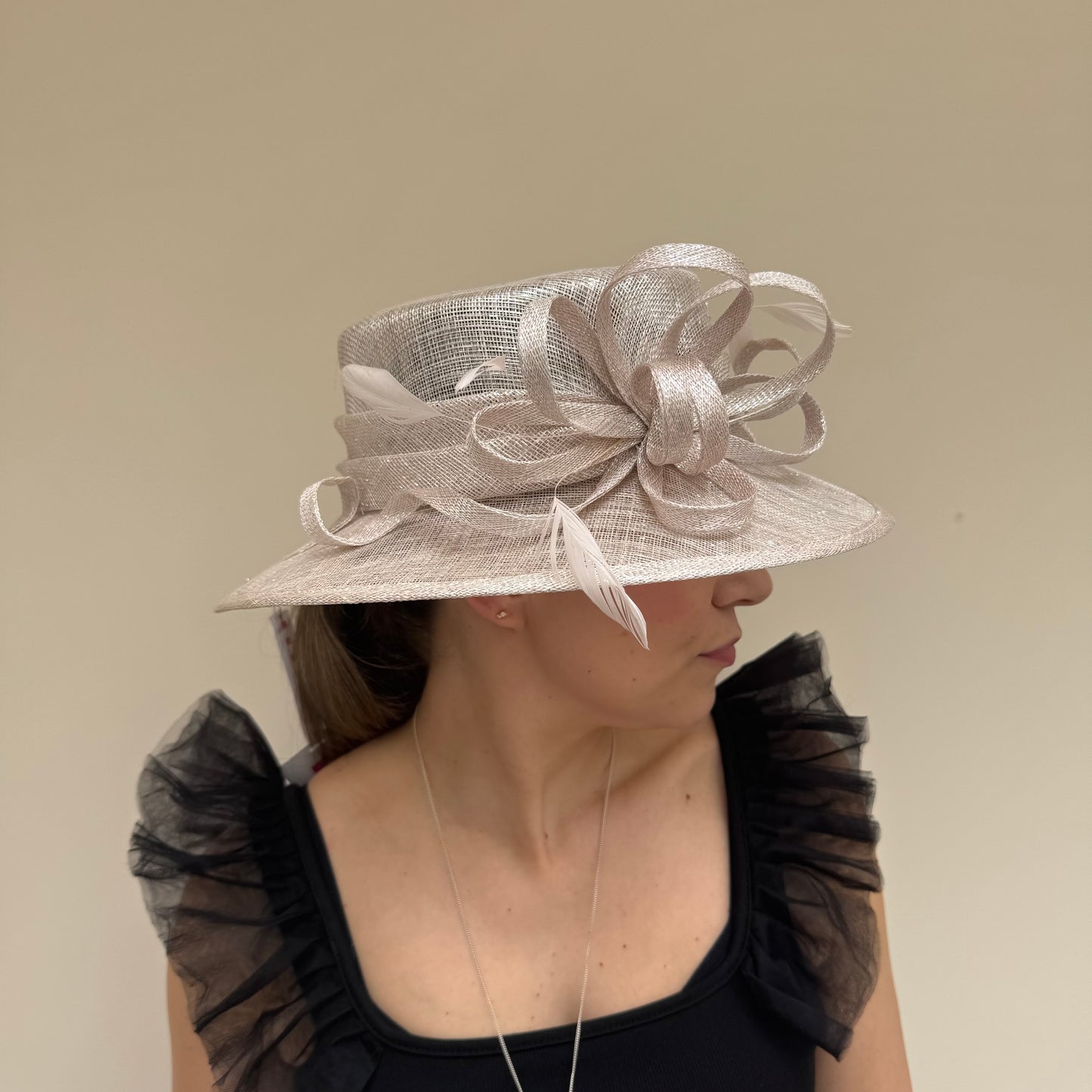 Boardmans Bridget Metallic Champagne Hat