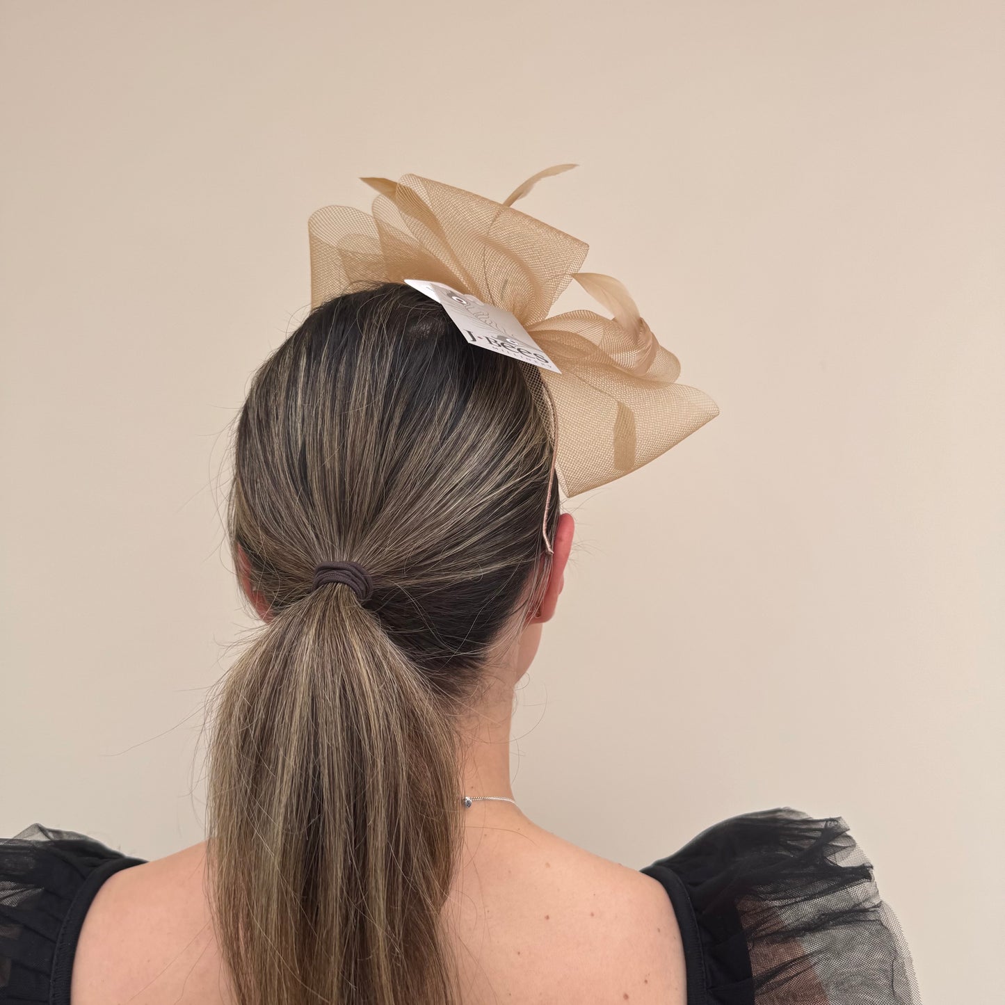 J Bees JB25/69A Brandy Brown Fascinator