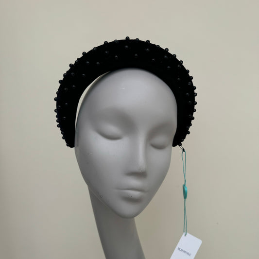 Max and Ellie HF9 Black Headband Fascinator with Pearl