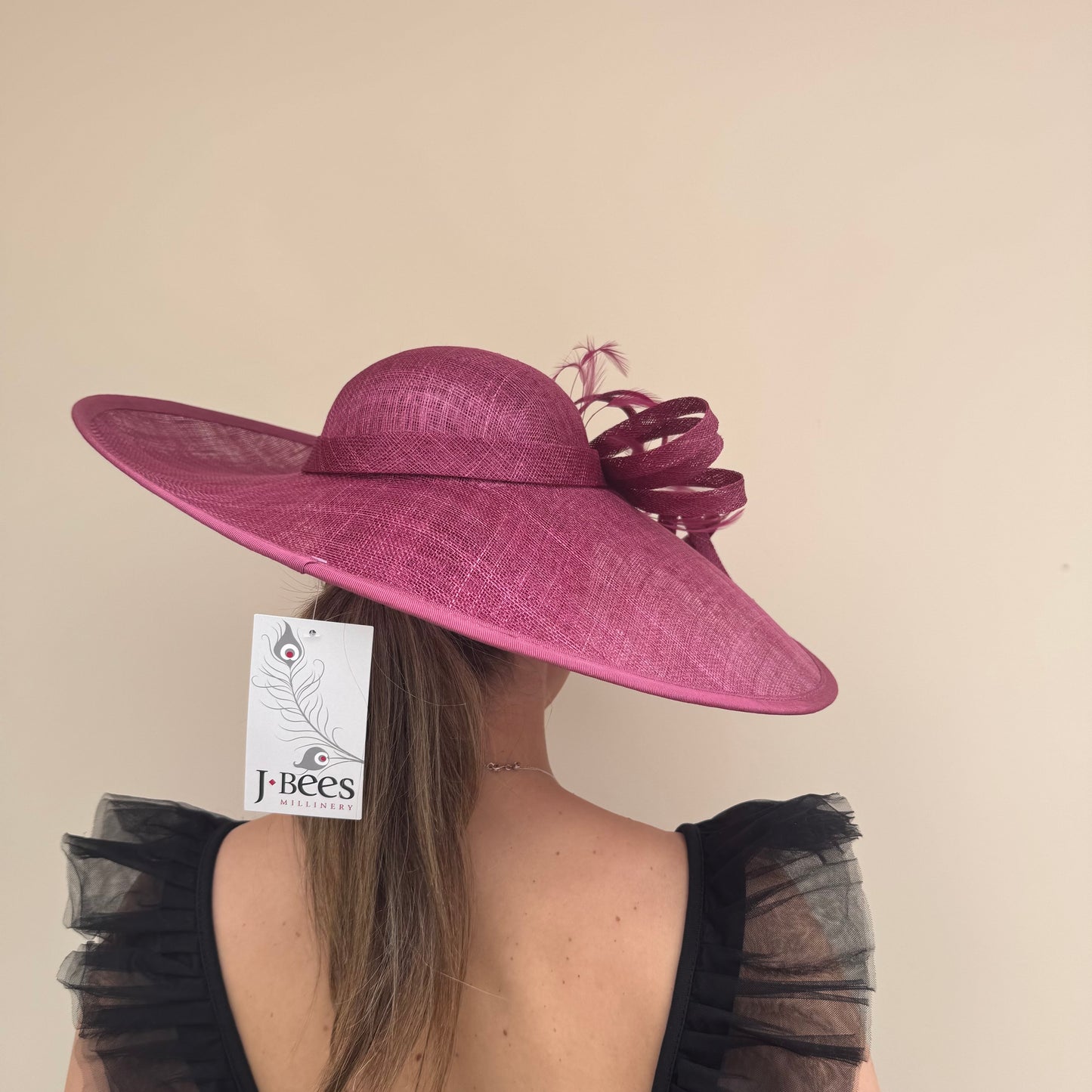 J Bees JB23/281 Damson Hat On Headband