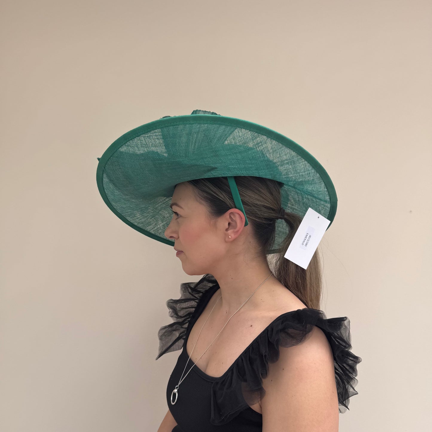 J Bees JB23/280 Emerald Green Large Bow Hatinator