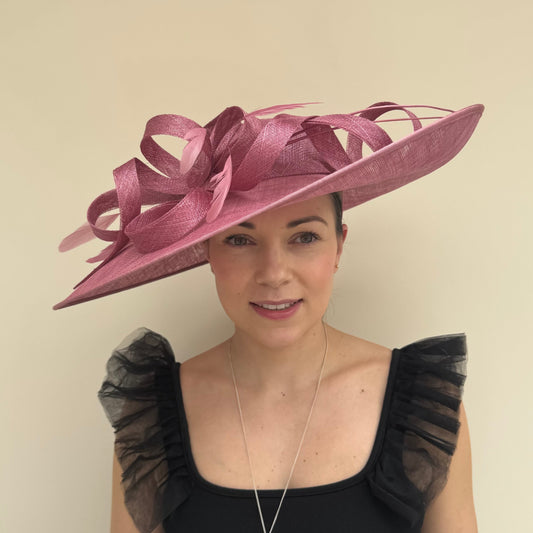 J Bees JB25/63 Heather Pink Hat On Headband