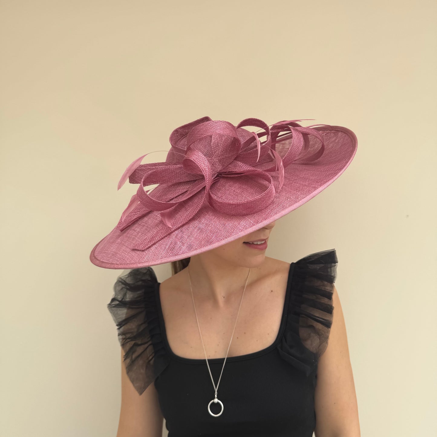 J Bees JB25/63 Heather Pink Hat On Headband