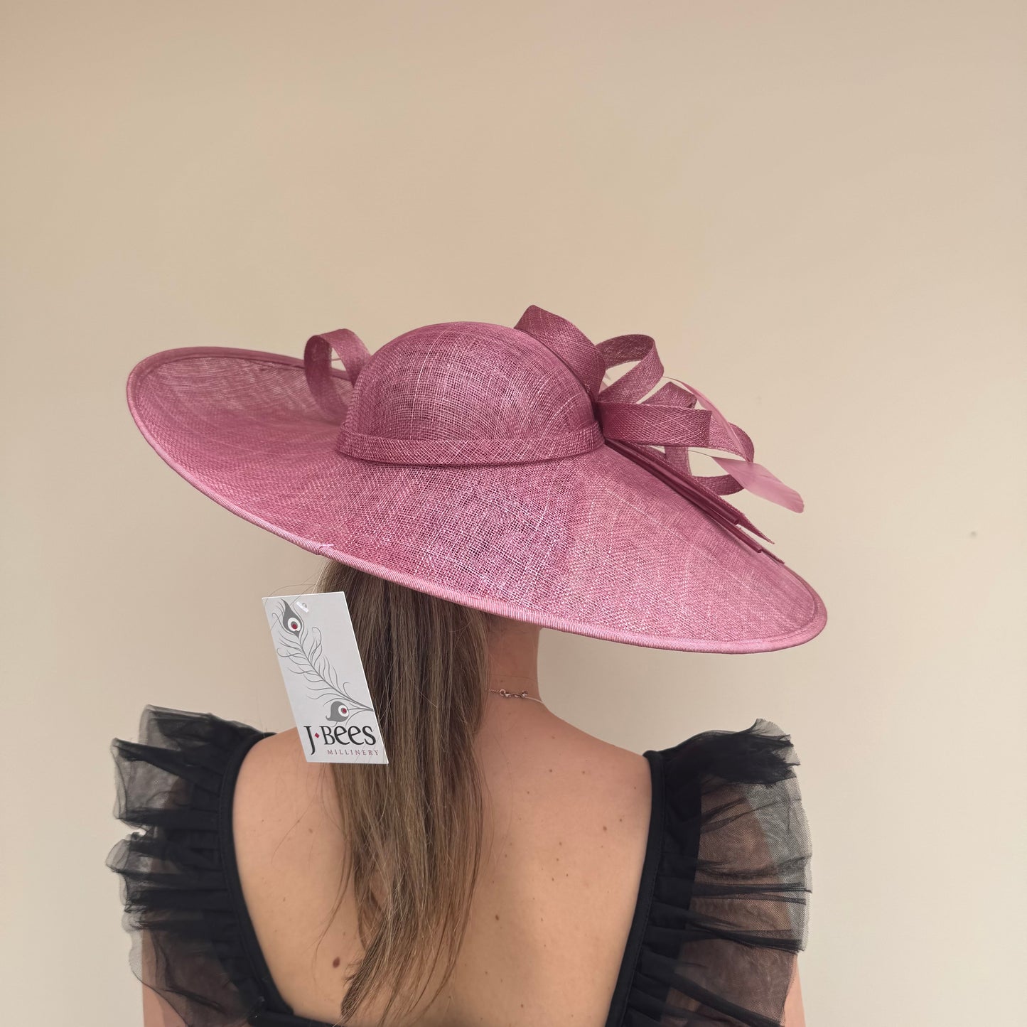 J Bees JB25/63 Heather Pink Hat On Headband