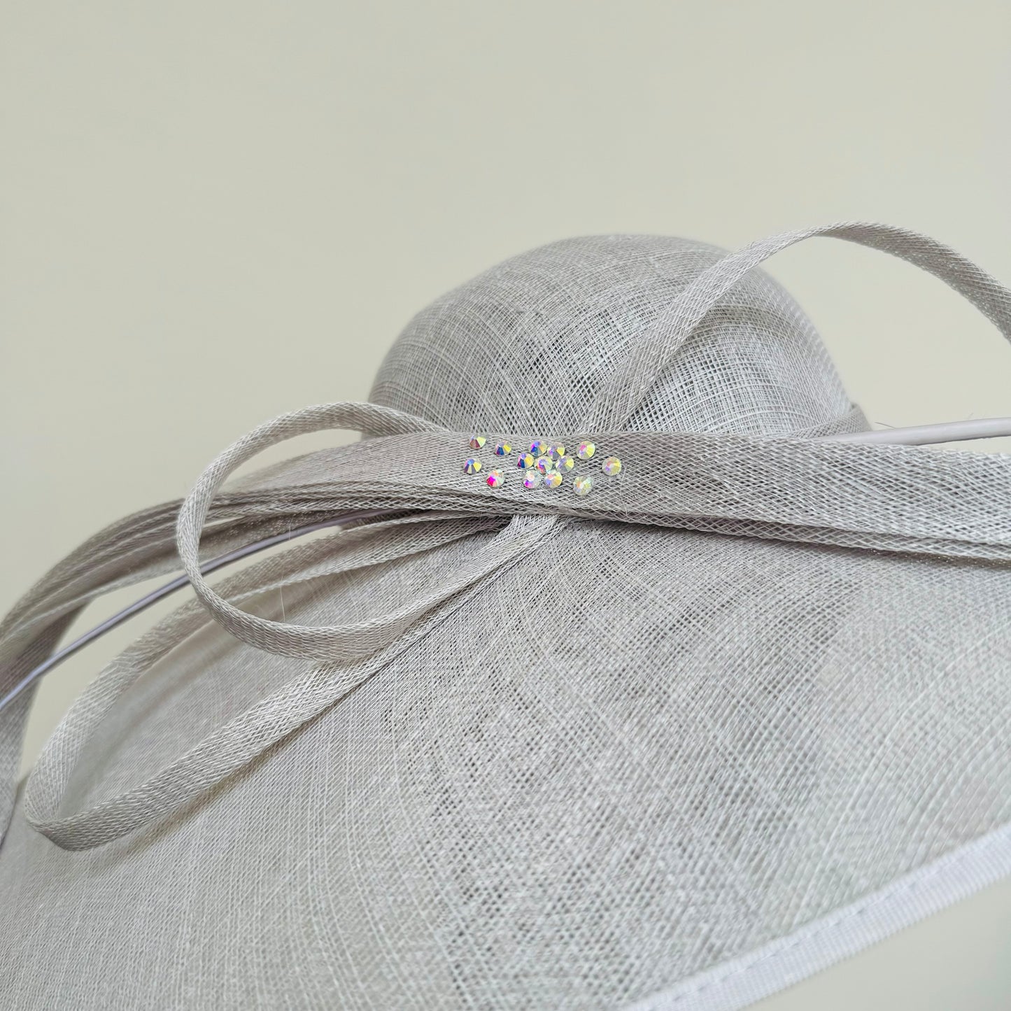 J Bees Large Hatinator with ribbon bow and sparkle