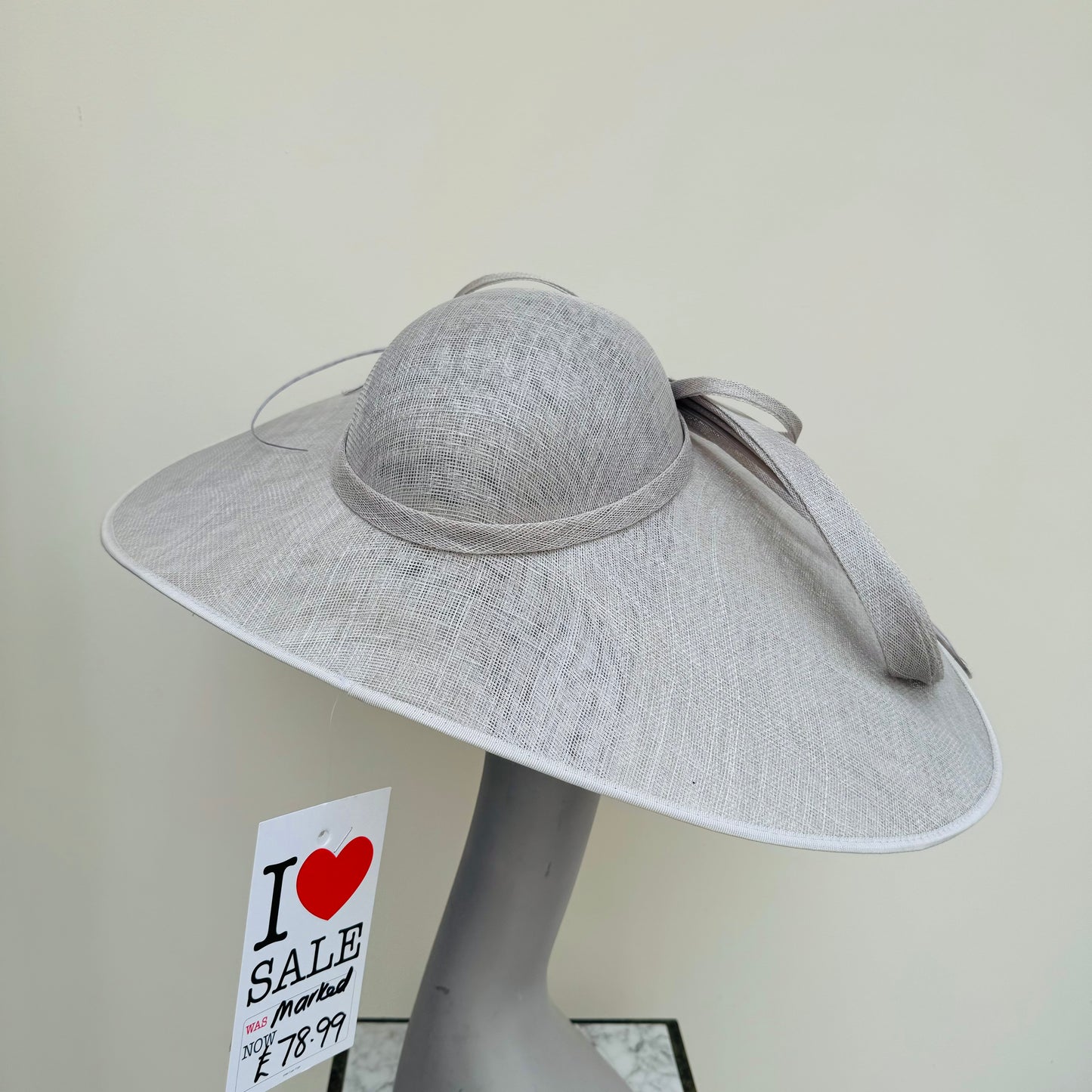 J Bees Large Hatinator with ribbon bow and sparkle