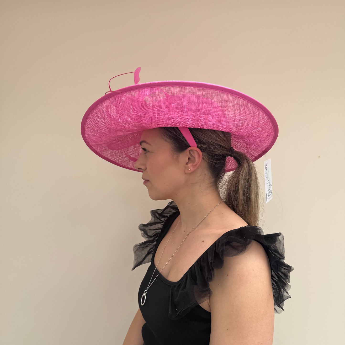 J Bees JB25/63 Hot Pink Hat On Headband