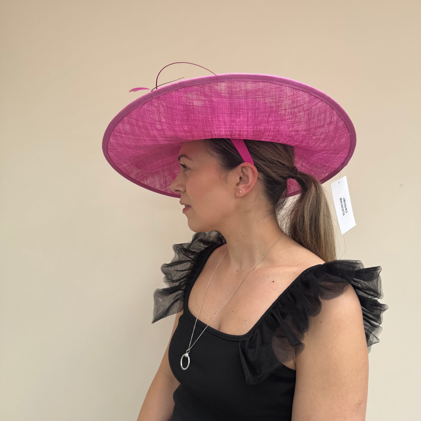 J Bees JB25/63 Magenta Pink Hat On Headband