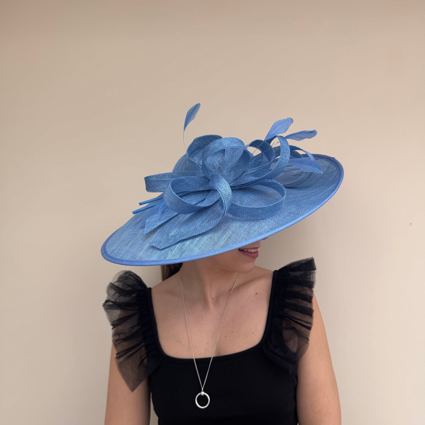 J Bees JB25/63 Azure Blue Hat On Headband