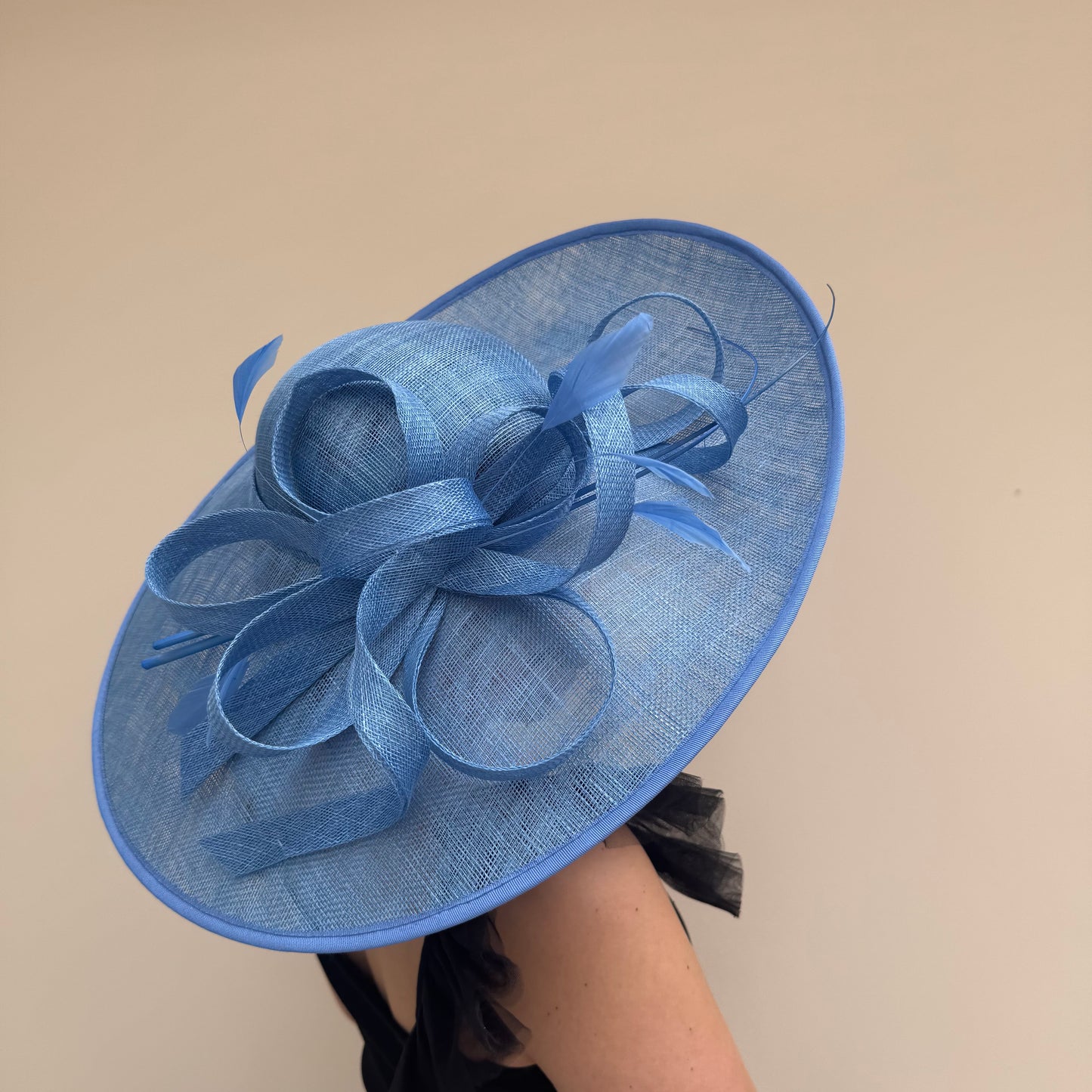 J Bees JB25/63 Azure Blue Hat On Headband