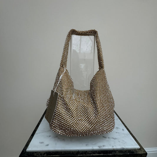 Park Lane Gold Diamante Bag