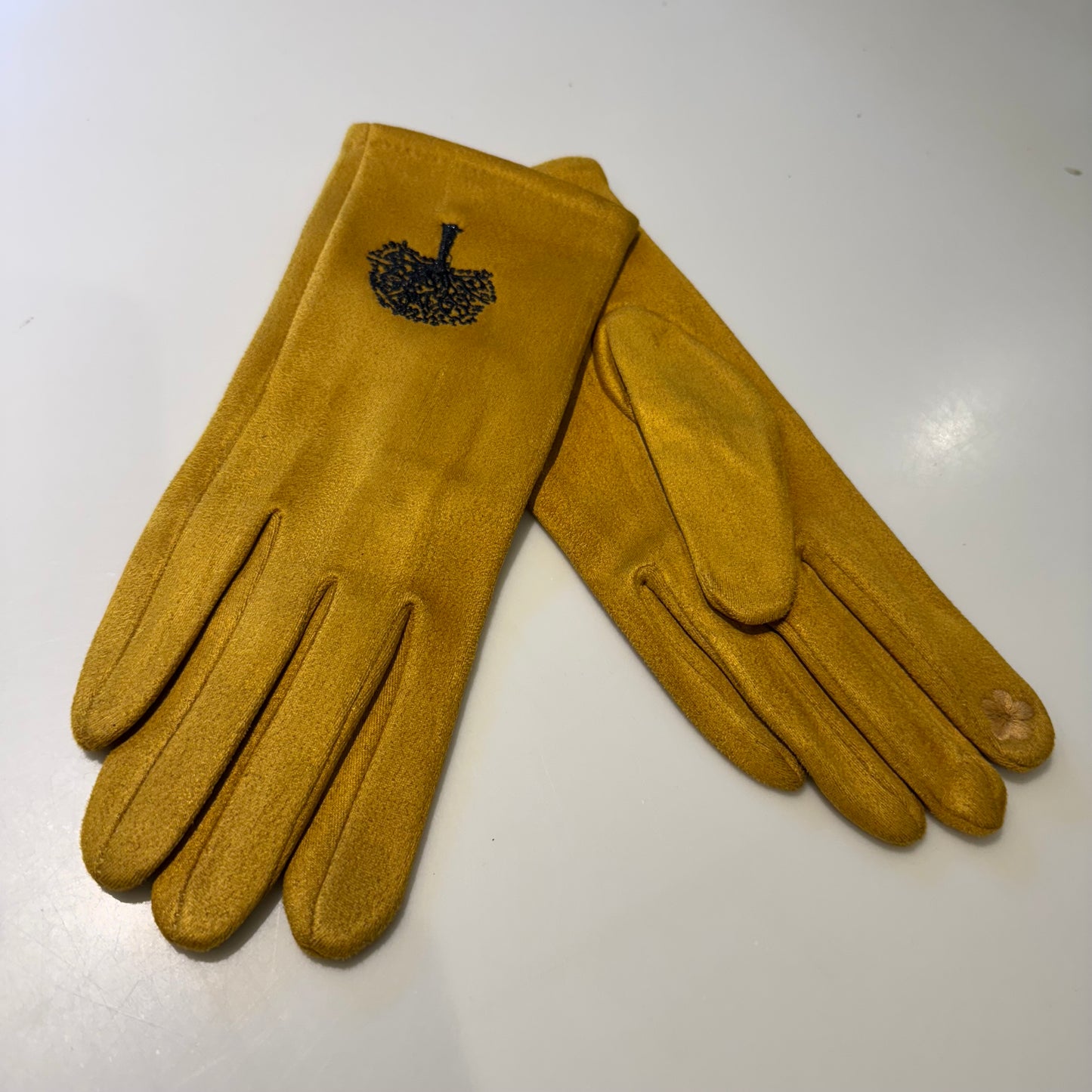 Eco Chic Tree of Life Stitched Gloves