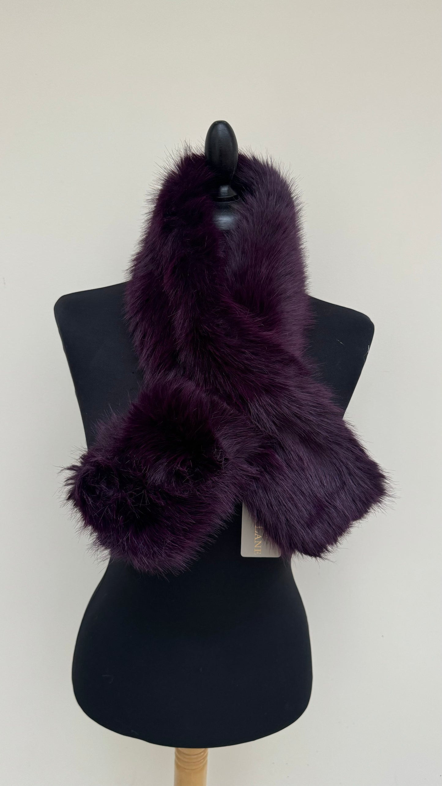 Park Lane Fur Collar Scarf