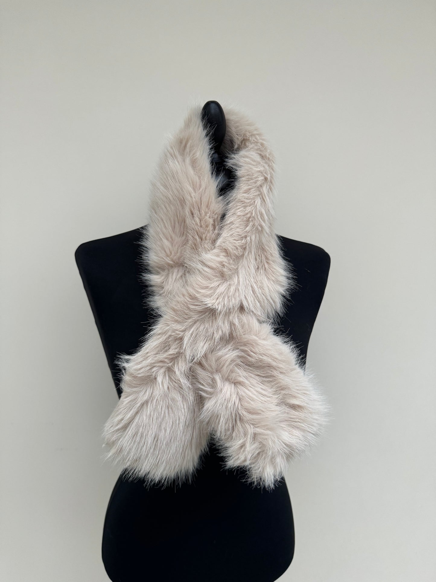 Park Lane Fur Collar Scarf