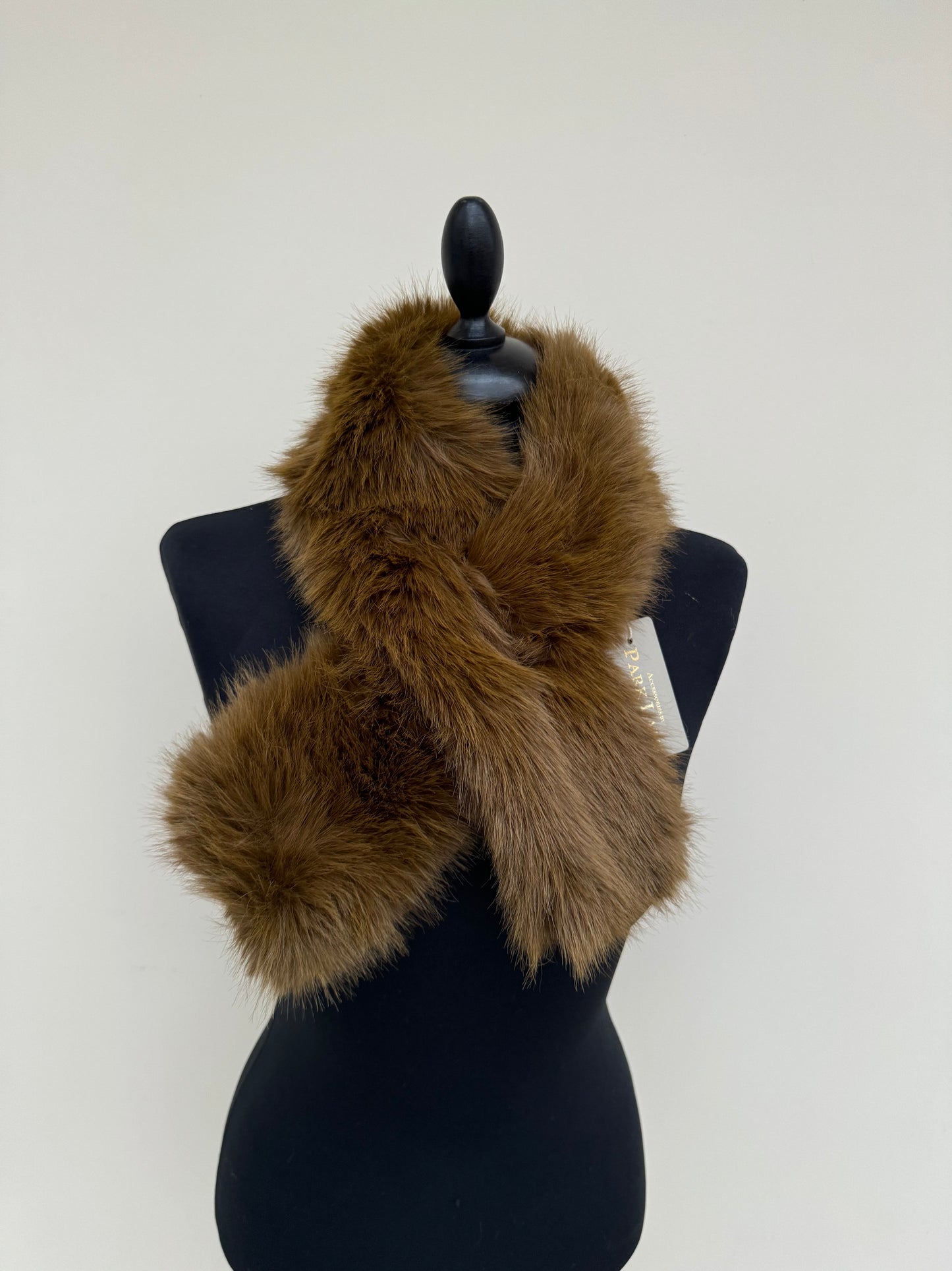 Park Lane Fur Collar Scarf