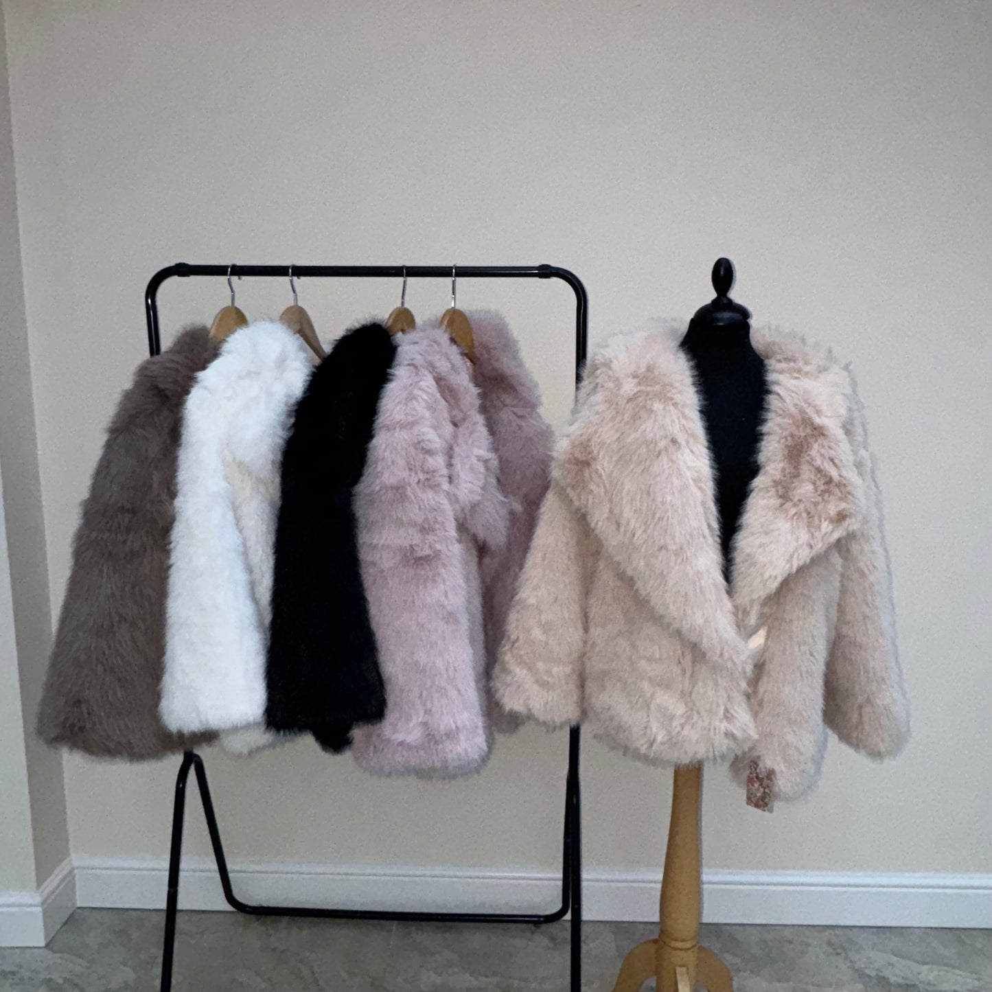 Fluffy Faux Fur Short Jacket