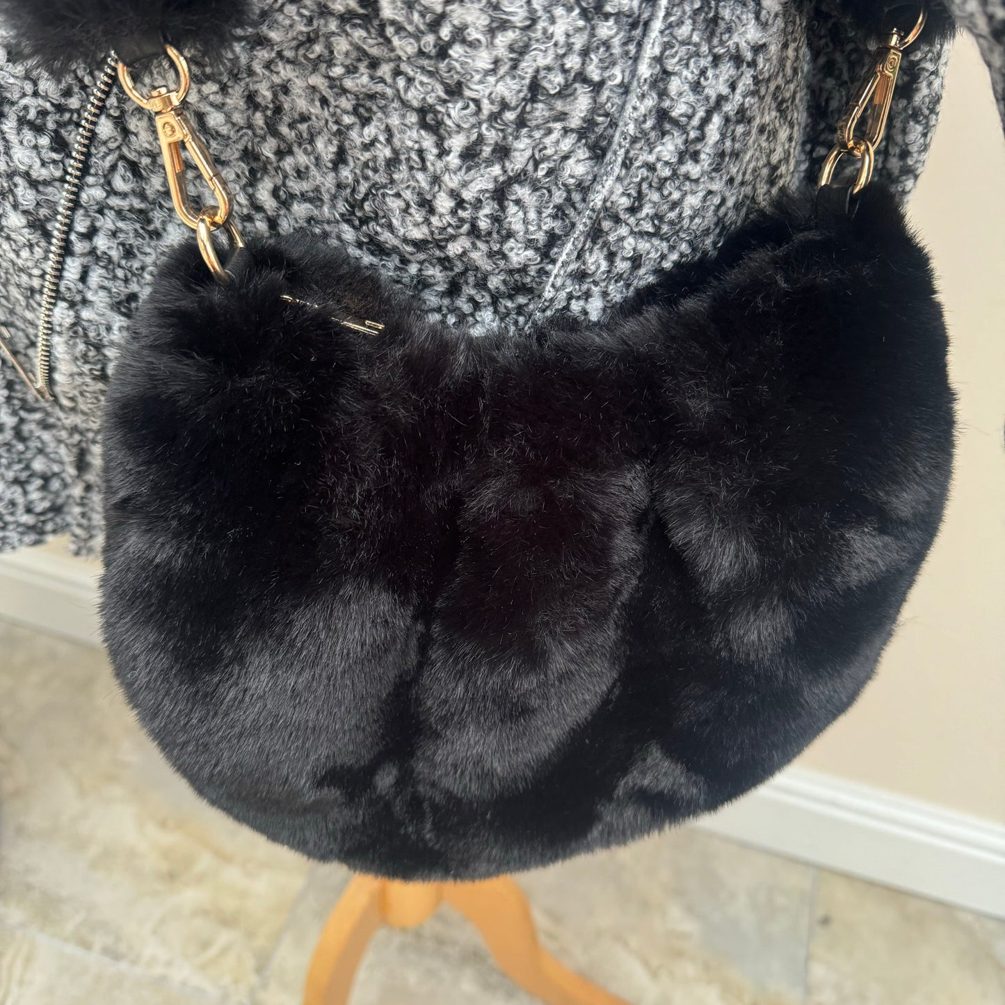 Malissa J Fur Cross Body Bag