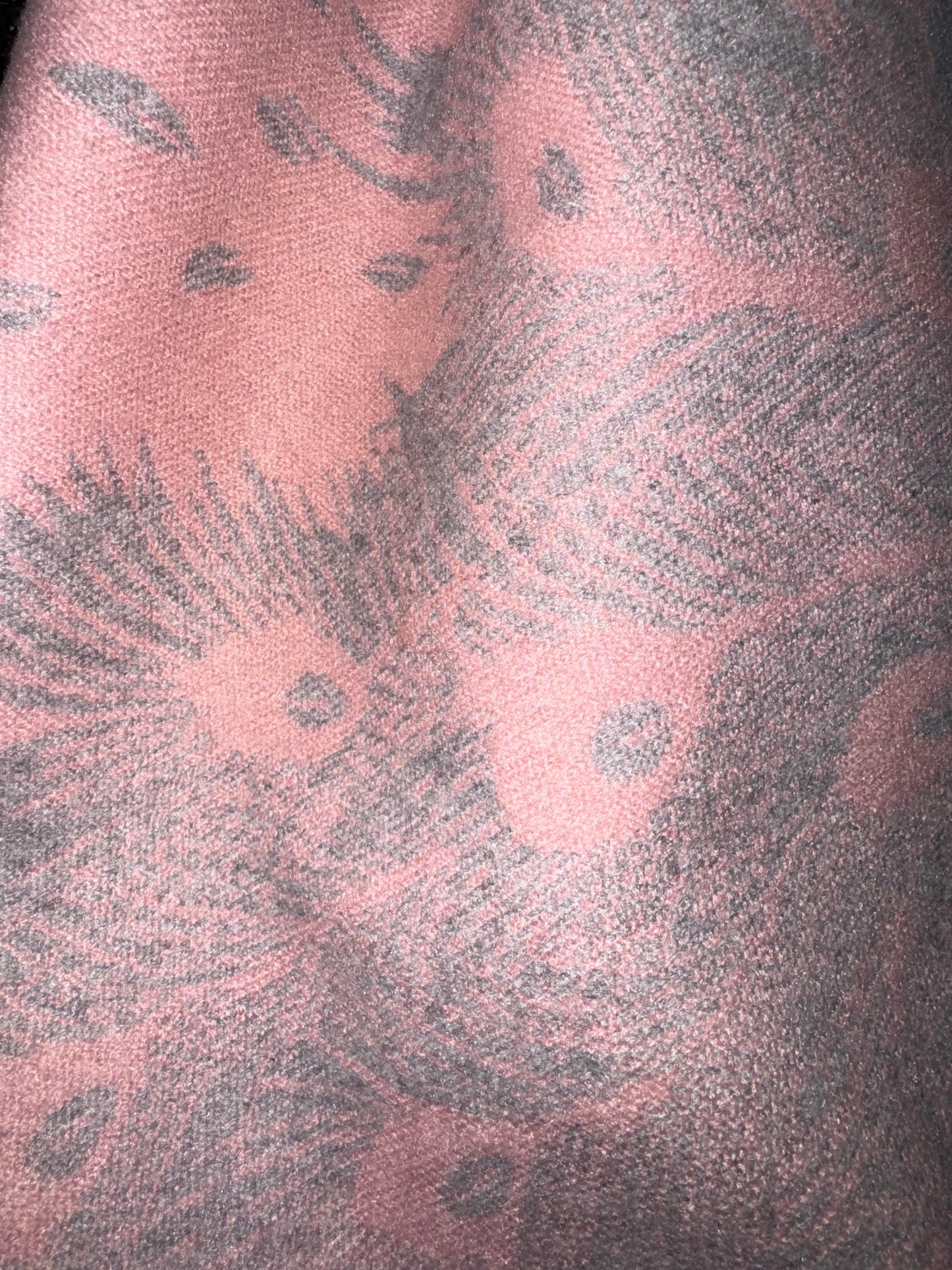 Butterfly Reversible colour feather scarf