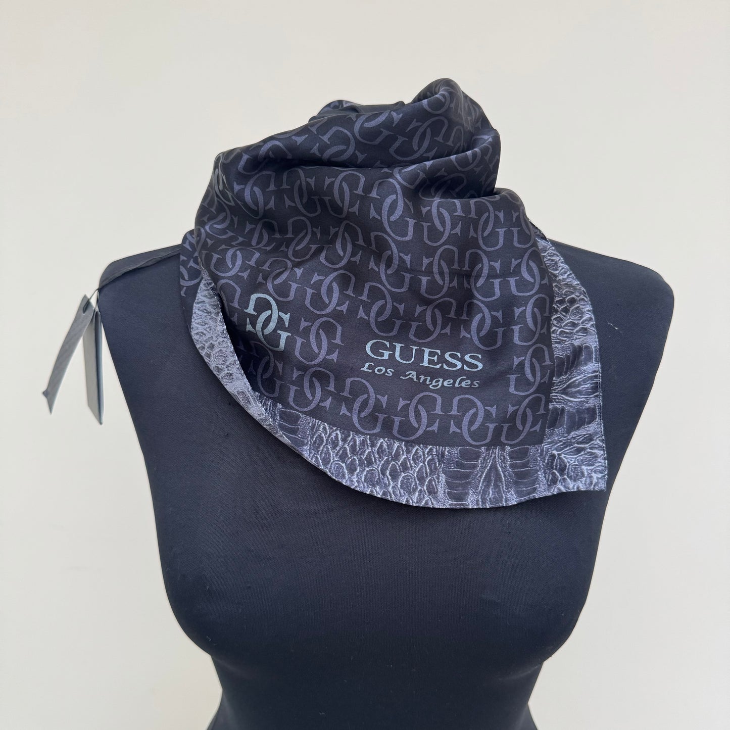 Guess Silk Boarder Scarf