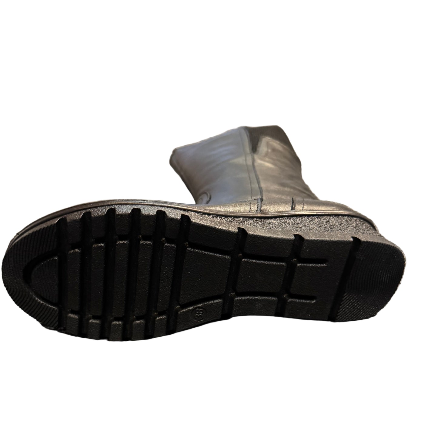 Modella Toulon Leather Long Boot Wedge Sole