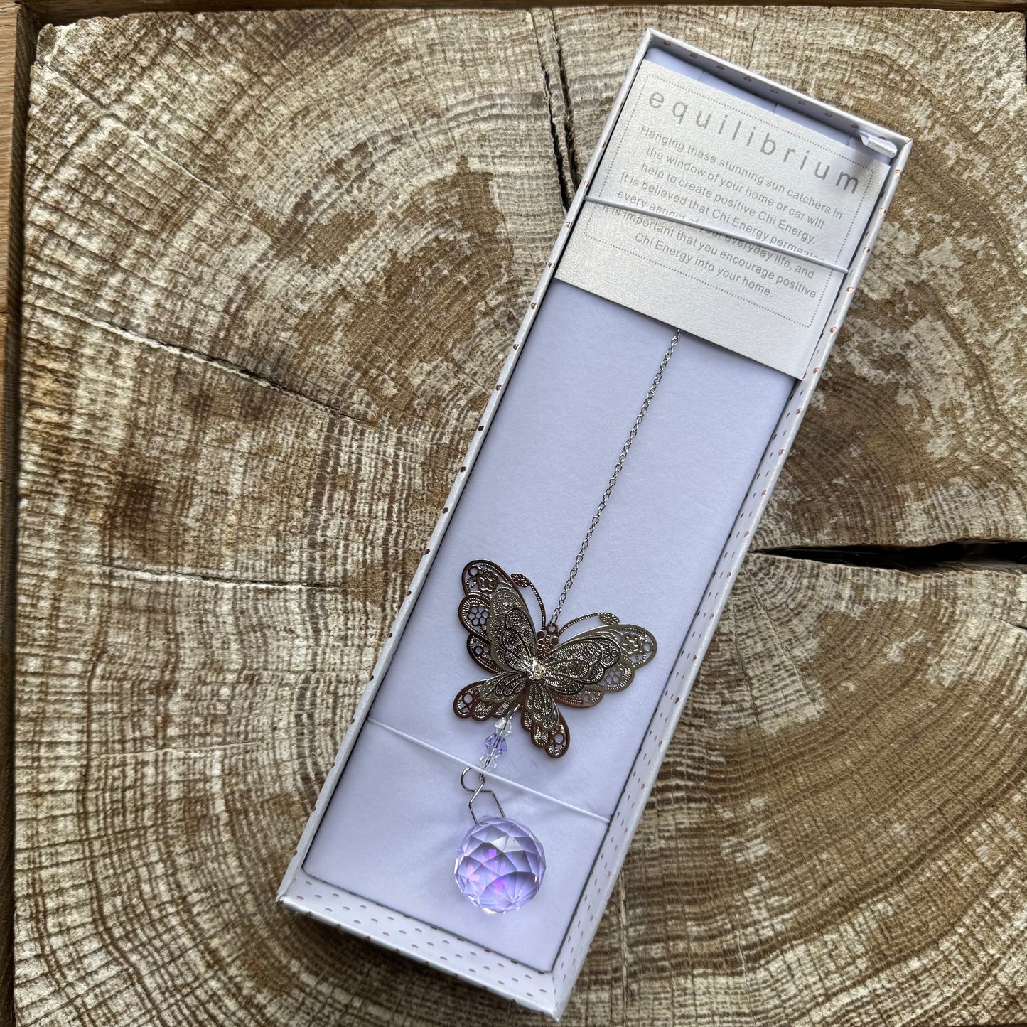 Equilibrium 733 3D Butterfly Dream Catcher