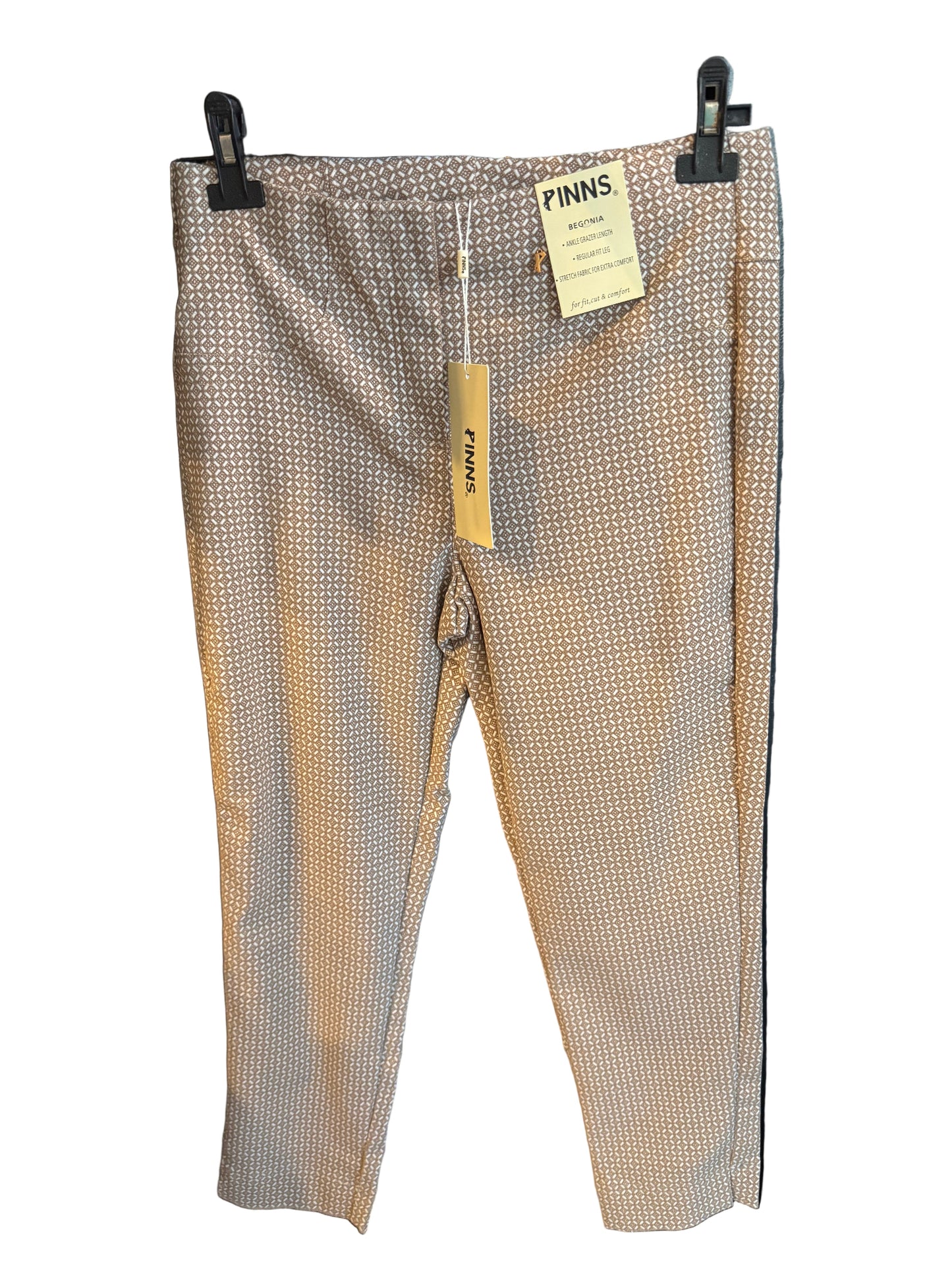 Pinns 226CT Patterned Ankle Grazer Trousers