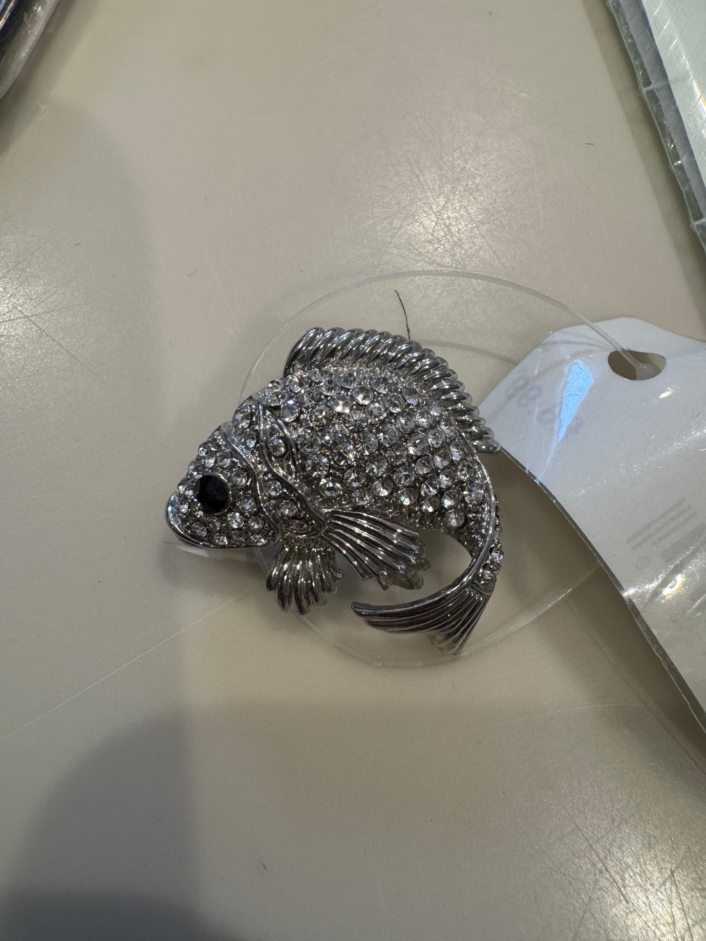 Fish Sparkly Brooch
