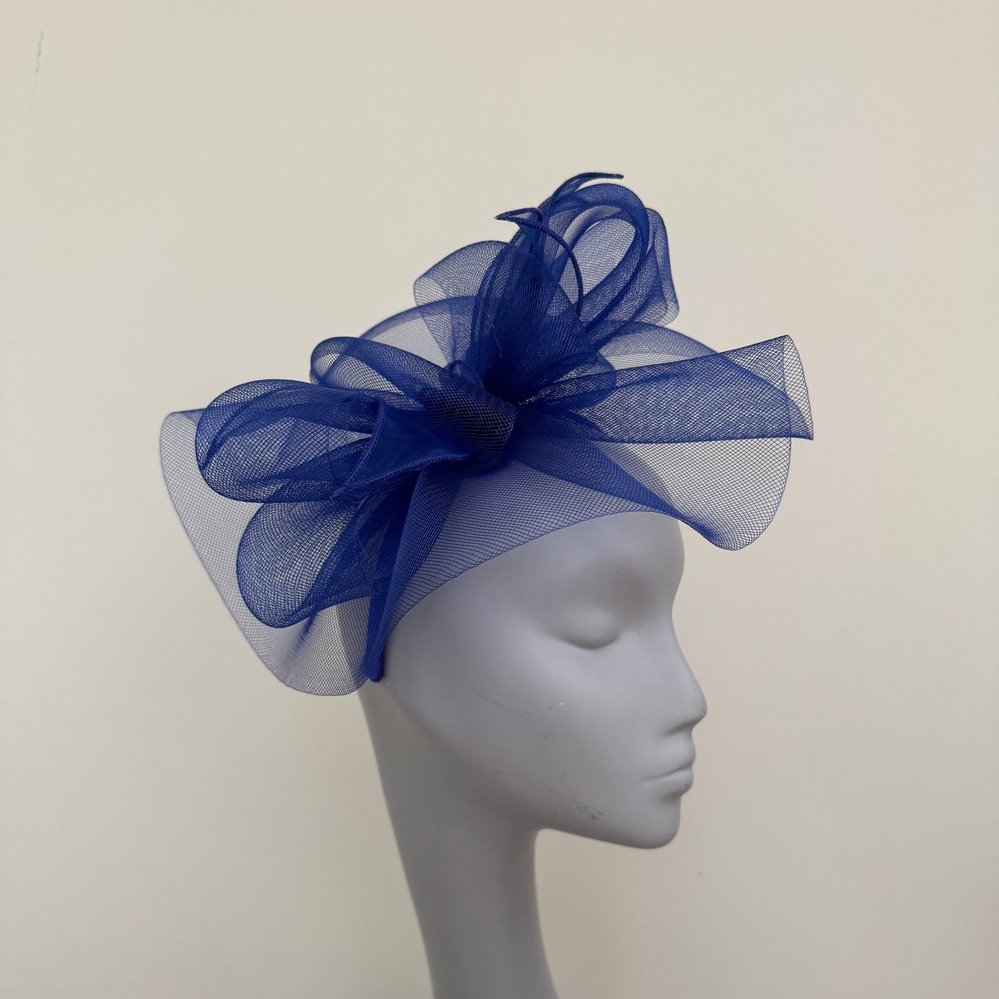 J Bees JB25/72 Cobalt Blue Mesh Fascinator