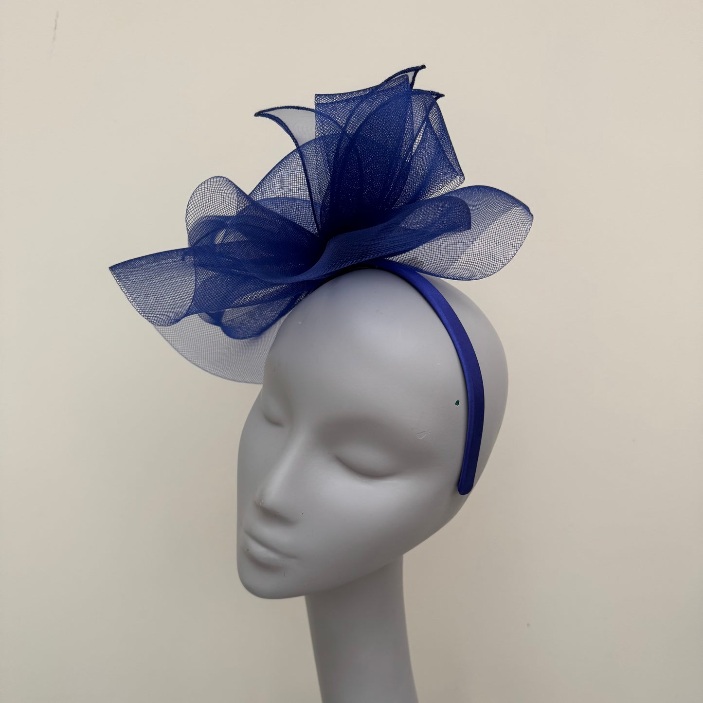 J Bees JB25/72 Cobalt Blue Mesh Fascinator